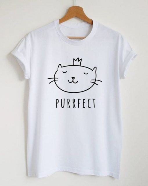 Funny cat shirt, purrfect t shirt FR05