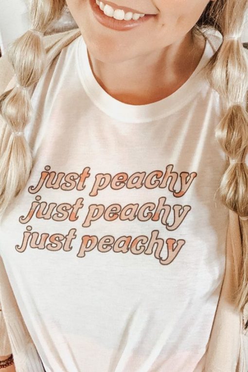 Just Peachy t shirt FR05