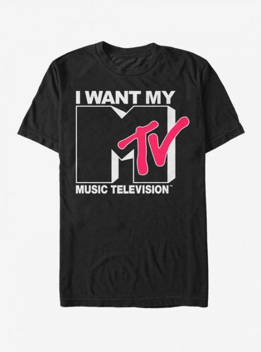 MTV I Want My Music Television t shirt FR05