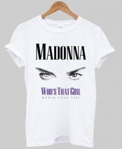 Madonna Who’s That Girl World Tour 1987 t shirt FR05