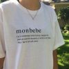 Monbebe defintion t shirt FR05