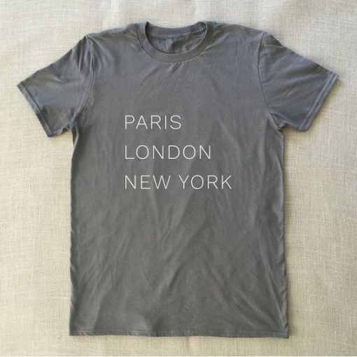 Paris London New York t shirt FR05
