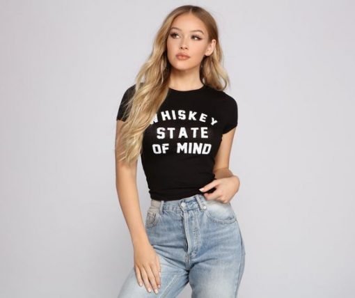 Whiskey State Of Mind t shirt FR05