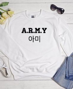 A.R.M.Y BTS graphic sweatshirt FR05