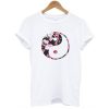 Flower ying yang t shirt FR05