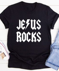 Jesus Rocks t shirt FR05