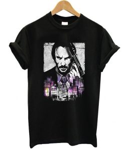 John Wick Keanu Reeves City t shirt FR05