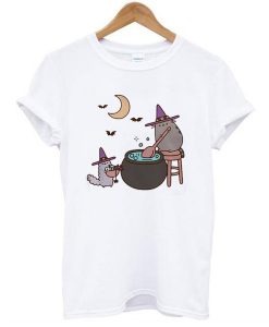 Kawaii PUSHEEN CAT t shirt FR05