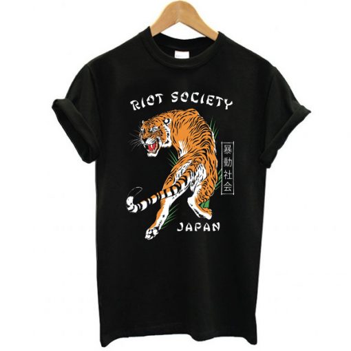 Riot Society Riot Society Tiger Japan t shirt FR05