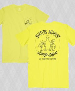 Skaters Against Homophobia t shirt FR05