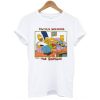 Vintage 1989 The Simpsons Family Bonding t shirt FR05