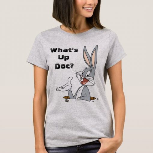 WHAT’S UP DOC BUGS BUNNY Rabbit Hole t shirt FR05