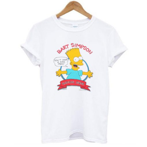 bart simpson radical dude t shirt FR05