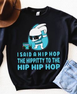 hip hop boys easter bunny sweatshirt FR05