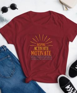 Inspire Activate Motivate t shirt FR05