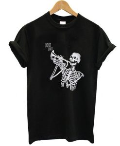 Skeleton Trumpet t shirt FR05