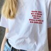 Good Sex No Stress One Boo No Ex Small Circle Big Checks Pocket Print t shirt FR05