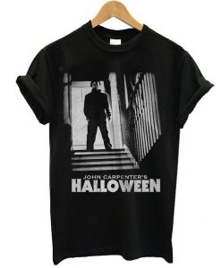 Halloween Michael Myers Stairs t shirt FR05