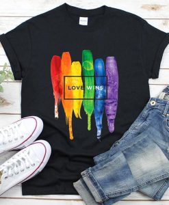 love wins rainbow shirt