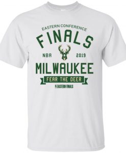 2019 Eastern Conference Finals Milwaukee Bucks t shirt FR05
