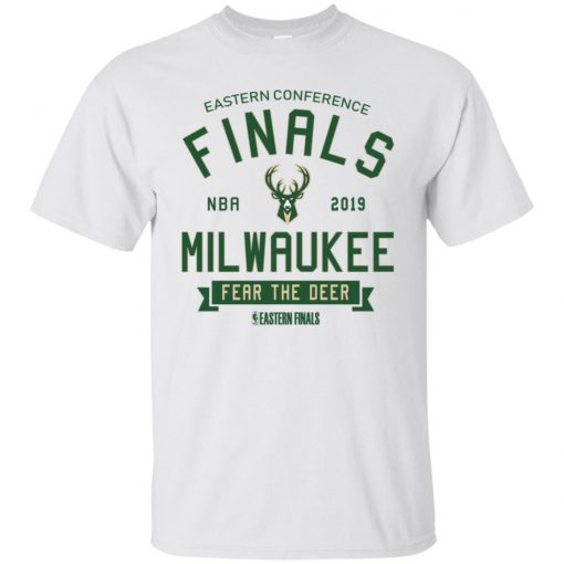 2019 Eastern Conference Finals Milwaukee Bucks t shirt FR05