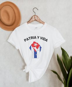Cuba Libre Patria y Vida t shirt FR05
