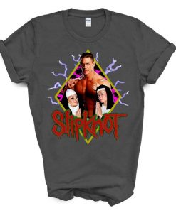 John Cena Paris and Nicole Nuns Slipknot funny t shirt FR05