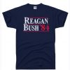 REAGAN BUSH 84 political election retro t shirt FR05
