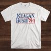 Reagan Bush 84 vintage 80s t shirt FR05