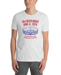 Retro 10 Cent Beer Night Cleveland Baseball fan t shirt FR05