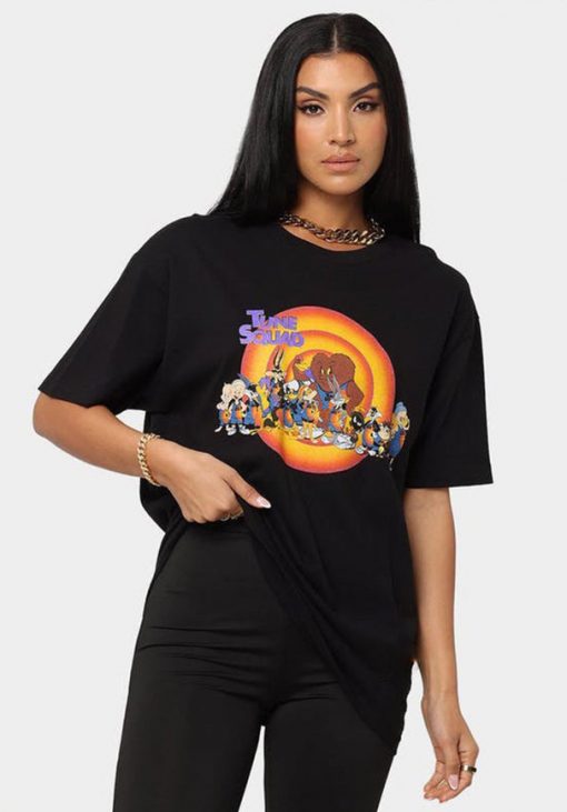 Vintage NBA Squad Line Up Space Jam t shirt