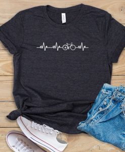 Bicycle Heartbeat t shirt