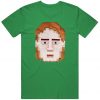 Eurovision Iceland Daoi Freyr 10 Years Performance Fan Funny Cartoon Head t shirt