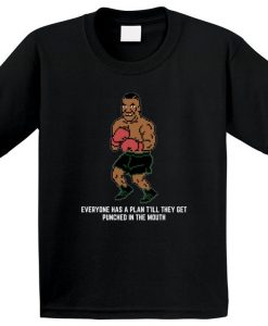Tyson Punch Out Character Video Game Punched In The Face Arcade funny t shirt