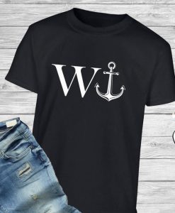 W-Anchor Rude Novelty Word Play Joke t shirt