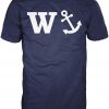W Anchor funny t shirt