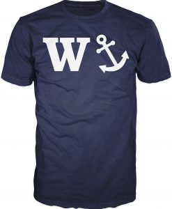 W Anchor funny t shirt