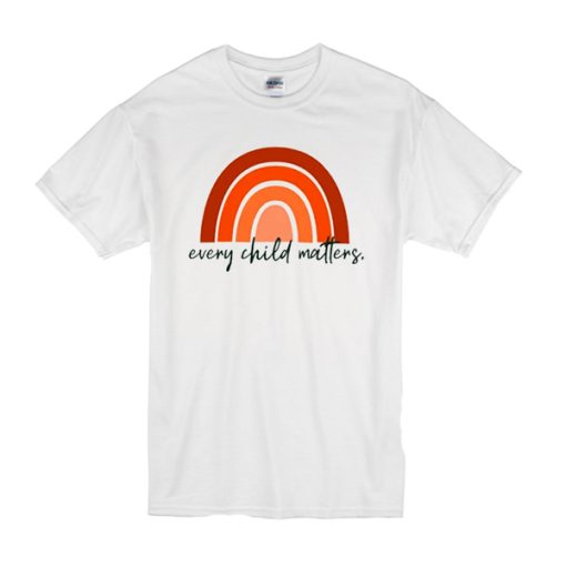 Every Child Matters Rainbow t shirt