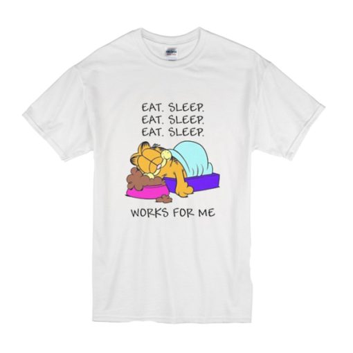 Garfield Eat Sleep t shirt