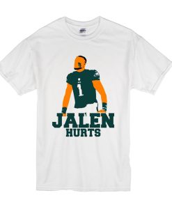 Jalen Hurts Number One Football Silhouette t shirt