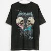 Maglietta Metallica S&M2 Skull Tux, Nera, 100% Cotone, Uomo, Taglia M, Vestibilità Regular