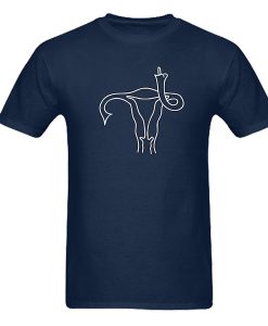 Middle Finger Uterus Women's Pro Choice Shirt