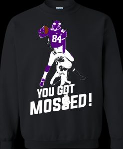Randy Moss over Charles Woodson You Got Mossed sweatshirt