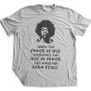 The Power of LOVE Jimi Hendrix quote Retro t shirt