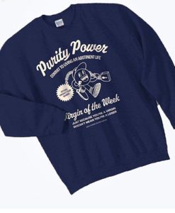 Virgin of the week Purity Power sweatshirt