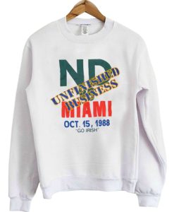 Catholics Vs Convicts Miami 1988 sweatshirt