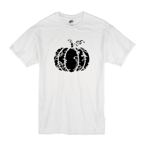 Floral Pumpkin t shirt