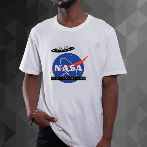 Nasa Never A Straight Answer t shirt