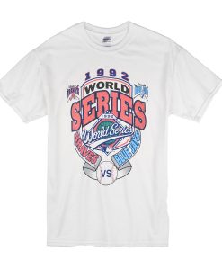 90s World Series 1992 Toronto Blue Jays Atlanta Braves Baseball t shirt