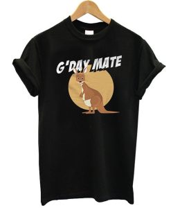 Australia T Shirt, Kangaroo Shirt, G'Day Mate Kangaroo t shirt